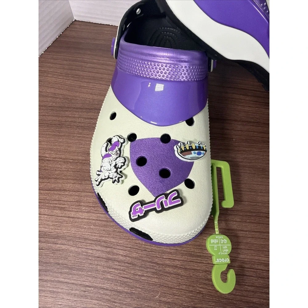 Crocs Dragon Ball Z Frieza Purple Classic Clogs‎ Unisex Adults MSRP $70